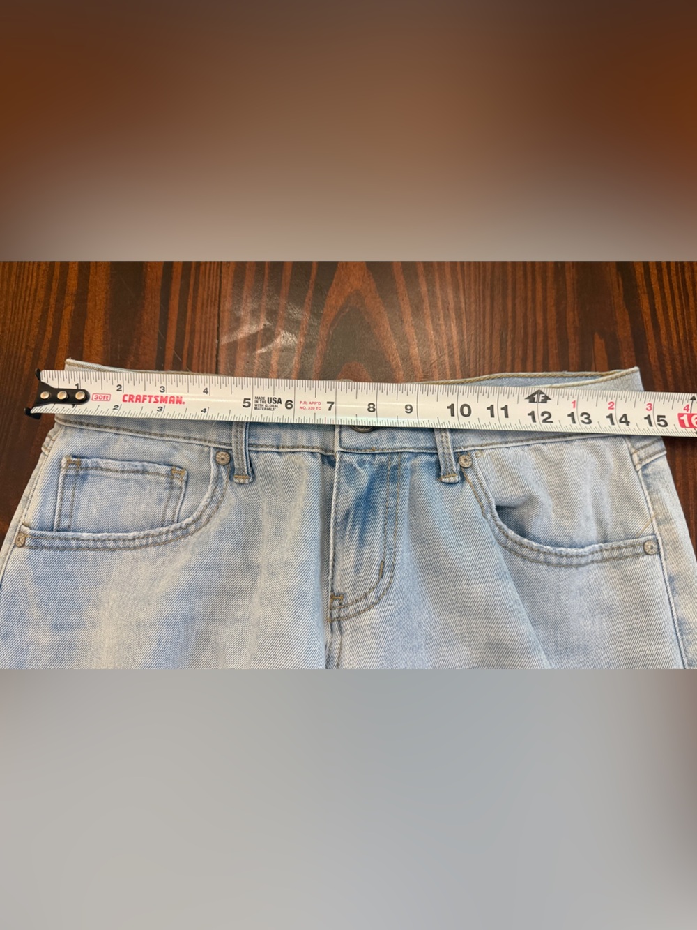 Rewash Woman’s Light Wash Straight Jeans size 5/27 no distressing EUC #jeans - Picture 5 of 6